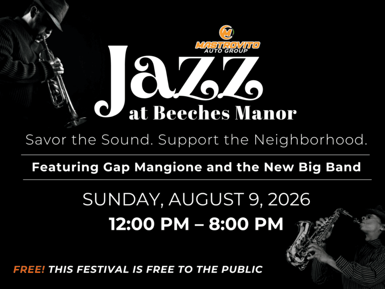 Savor the Sound at the Third Annual Jazz at Beeches Manor on August 9 to Support Nascentia Neighborhood